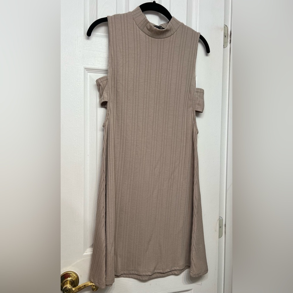 Tan Sleeveless Dress